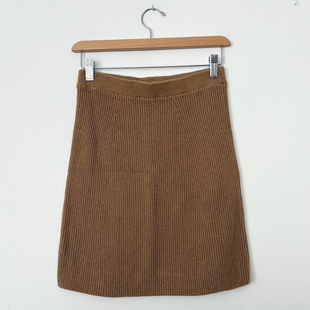 Uniqlo wool mini skirt